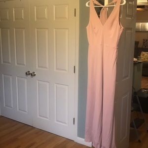 BHLDN Blush Bridesmaid or Guest with mesh back